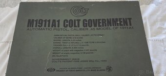Colt M1911 A1 airsoft , plynový a příslušenství +AK47 - 2