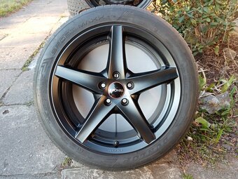 Obutá Alu kola 17ky 5x112 AUDI VW ŠKODA MERCEDES SEAT BMW - 2