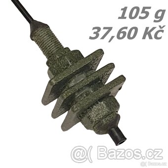 Rybářská krmítka průběžná Sendvič kvádr 85-105 g Sleva 20% - 2