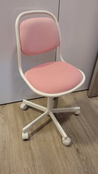 Dětská výškově nastavitelná otáčecí židle - 2