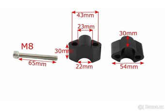 Navýšení řídítek 28,6 mm o 20, 30 nebo 50 mm. 549 Kč. - 2