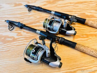 SET 2 + 2 / TELESKOPICKÉ PRUTY GULL PROGRESS TELE CARP / 3,3 - 2