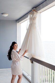 Svatební šaty Bellé Marié  Ateliér Ivory / champagne - 2