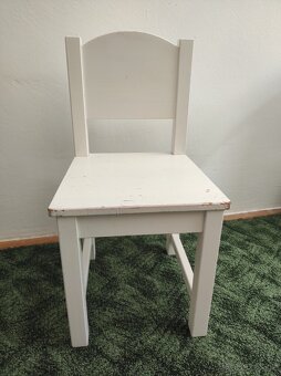 Dětská židlička IKEA Sundvik bílá - 2