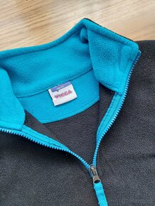 Fleecová černá mikina vel. 146/152 - 2