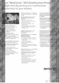 Multifunkční síťová tiskárna Xerox 3045 tisk špiní - 2