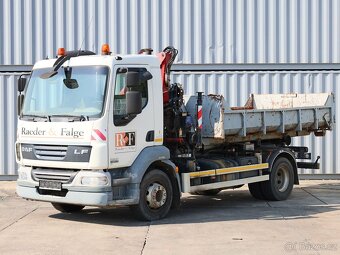 DAF LF 55.220, 16 TUN, EURO 5, HYDRAULICKÁ RUKA HMF ECT 532 - 2