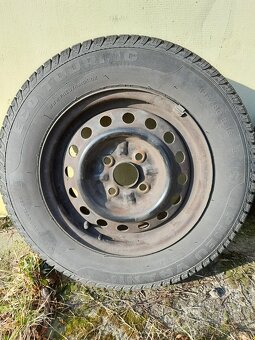 Kola 13", plechové disky + letní pneu 155/80 R13 - 2