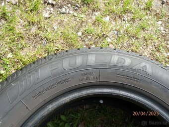 4x Letní gumy FULDA 165/70 R14 2x5MM 2x4,3MM - 2