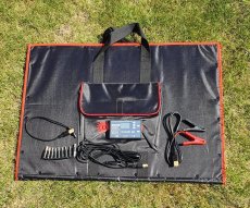 Solární nabíjecí skládací kufr flexibilní 110W - obytný vůz - 2