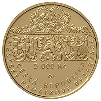 Zlatá mince 5000 Kč - Štramberk BK (běžná kvalita) - 2