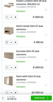 Prodej nábytku do loznice - 2