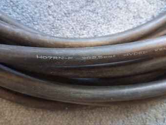Gumový kabel H07 3G2,5 (3x2,5) - 12,5m - 2