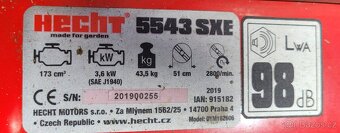 Prodám sekačku Hecht 5543 SXE - 2