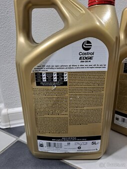 Nový motorový olej Castrol 5W30 M 6L - 2