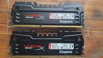 DDR3 RAM  8gb KIT Kingston hyper beast - 2