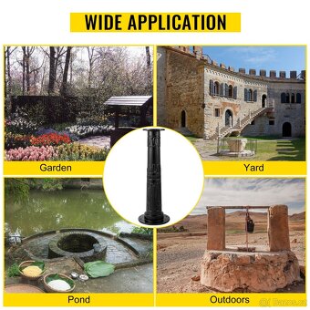 Vintage stojan pro ruční stojanovou pumpu - 2