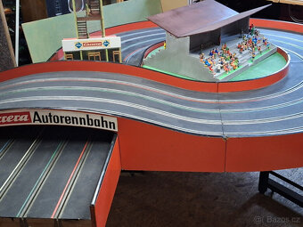 VZÁCNÝ NÁLEZ Vintage Carrera Club - čtyřdráhová dřevěná z - 2