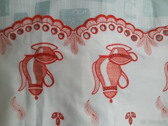 Záclona do kuchyně na chalupu RETRO - 2