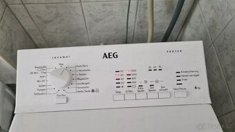40cm úzká A++ 6kg moderní pračka AEG    DOVOZ - 2