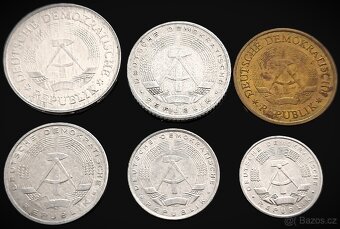 Sada mincí 1 pfennig - 1 marka NDR 1950 - 1990 - 2