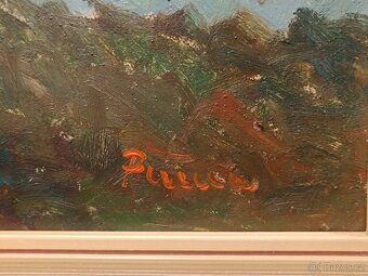 Obraz Jiří Peřina, U rybníka 42x79 - 2