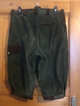 Tříčtvrteční manšestrové kalhoty - 2