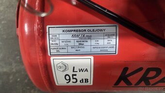Olejový kompresor 24L, 2,8kW, Kraft&Dele KD400 - 2