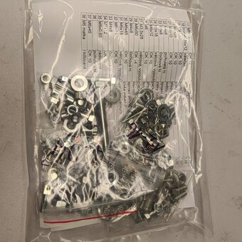 Sada šroubů k rámu na Jawa Pařez 550,555 - 2