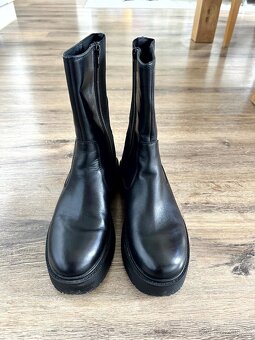 Geox dámské černé kožené kotníkové boty Spherica vel 38 - 39 - 2