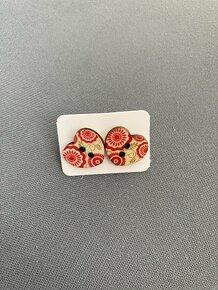 Drevene puzetove nausnice - 2