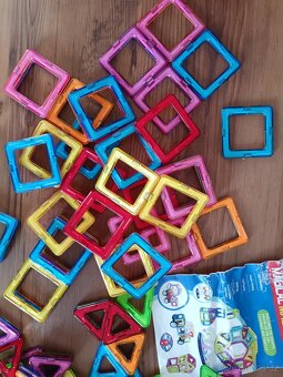 Magnetická stavebnice 100 kusů - 2