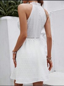 Shein krajkové bílé šaty - 2