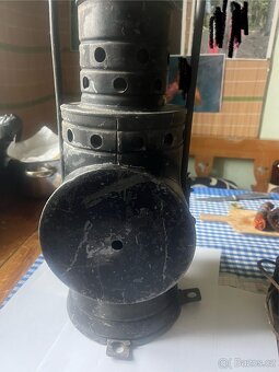 Petrolejová lampa nádražní 2. světová válka - 2