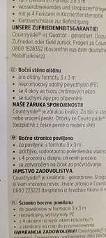 Boční stěny altánu - 2