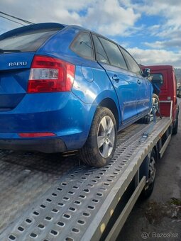 Rozpredam škoda Rapid Spaceback 1.2Tsi 81kw 2017 - 2
