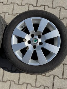 Alu kola Škoda Superb + letní pneu - 2