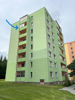 Byt 2+kk, 42m2, Bruntál, lodžie. Po rekonstrukci. - 2