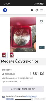 Medaile ČZ Strakonice - 2