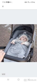 Lodger Fleecový Zavinovačka na autosedačku Zelený Fleece - 2