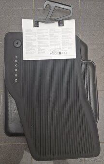 VW Tayron originál sada gumových koberců - 2
