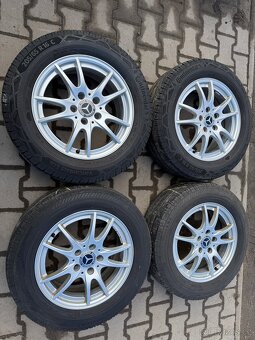 4x al kola 5x112 16 + pneu letní 205/65 R16C - 2