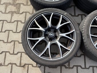 4x al kola 5x105 18 + pneu letní 225/40 R18 - 2