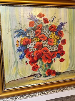 Alois Jalovecký - olejomalba na kartonu 86 x 81 cm - 2
