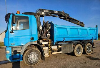 Sklapac s hydra rukou  Hiab Daf xf 340 6x4 - 2
