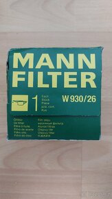 Olejový filtr nový Mann W 930/26 pro vozy HYUNDAI, KIA - 2