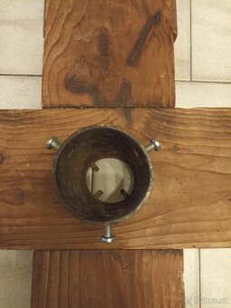 Masivní stojan na vánoční stromeček - průměr 78 cm, dřevo - - 2