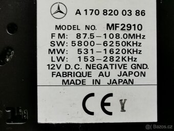 Mercedes Audio 10 CD be 2910 autorádio originál - 2