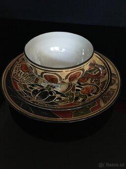 Starožitná snídaňová sada Satsuma - 2