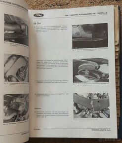 FORD GRANADA /TAUNUS/CAPRI - kompl. servisní a dílen. manuál - 2